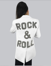 Load image into Gallery viewer, Cream Rock &amp; Roll blazer
