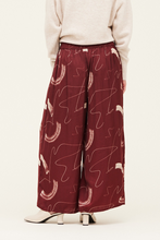 Load image into Gallery viewer, Wine cream soft pant
