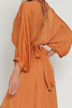 Load image into Gallery viewer, Dark pumpkin maxi dress
