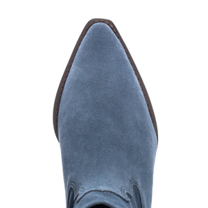 Califa cow suede blue boot
