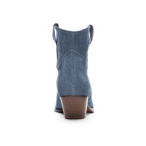 Califa cow suede blue boot